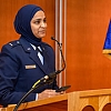 Air Force commissions first female Muslim chaplain