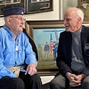WWII pilot, inspiration for interservice commemorative painting meets artist
