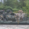 555th engineers and others conduct wet gap training